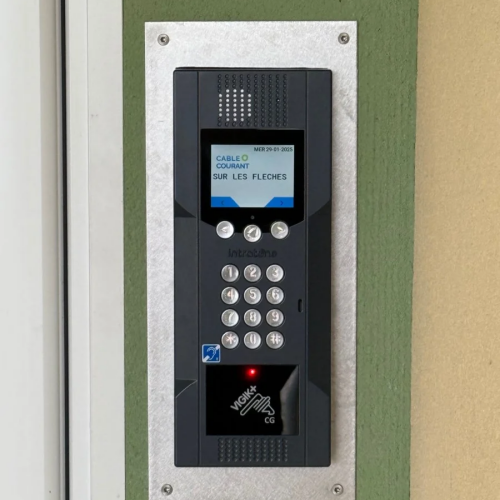Installateur contrôle d'accès digicode et badge à Marmande – Câble O Courant