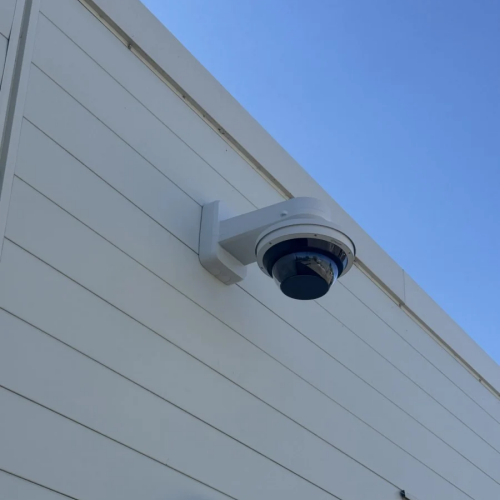 Installation caméra extérieure dôme 360° de vidéosurveillance à Marmande (47)