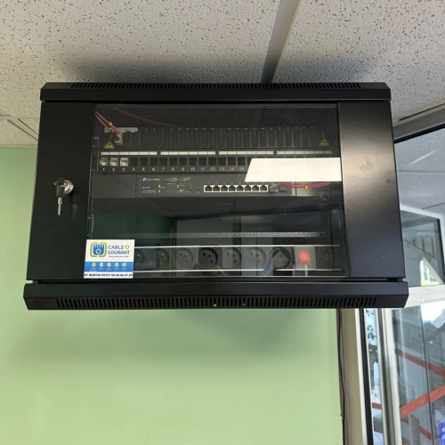 Installation & cablâge baie de brassage à Marmande (47)